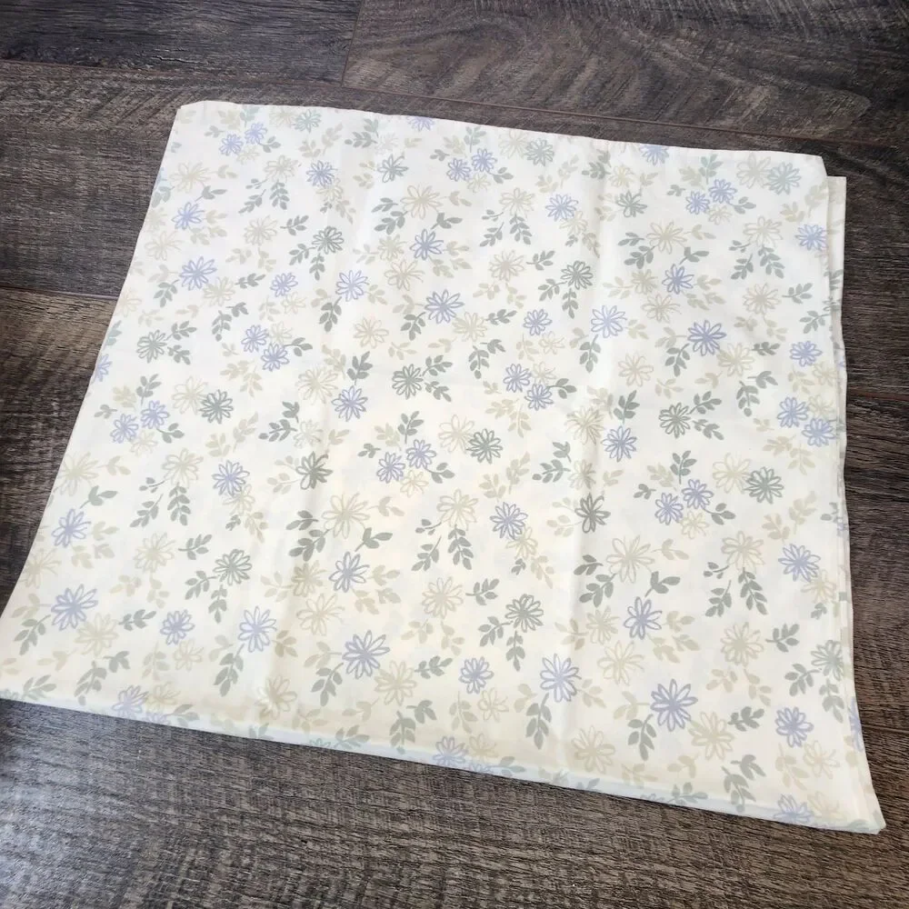 Vtg Westpoint Stevens Floral Sheet Set 4 Pc Queen USA Romantic Cottage Core